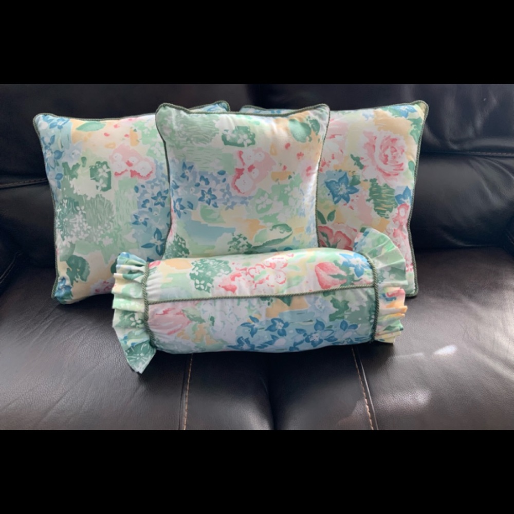 Decorative hand made bed pillows